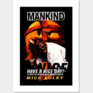 Mankind is Mick Foley Posters and Art